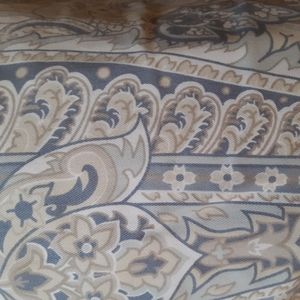 Hillcrest Paisley Material Shower Curtain